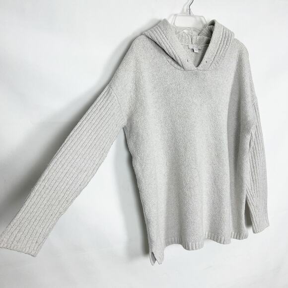 Pure Jill Wool Blend Hooded Pullover Knit Oversized Sweater Size XS - Picture 5 of 10